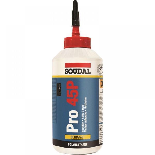 Picture of Soudal PRO45P PU Rapid 5 Minute Adhesive - Brown