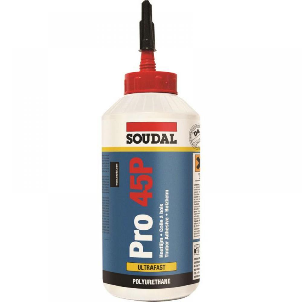 Picture of Soudal PRO45P PU Rapid 5 Minute Adhesive - Brown 750ml