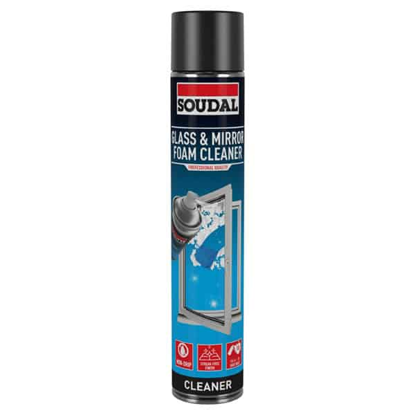 Picture of Soudal Glass & Mirror Foam Aerosol Spray Cleaner 750ml