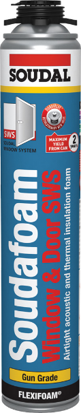 Picture of Soudal Window & Door SWS Gun Foam - Champagne 750ml