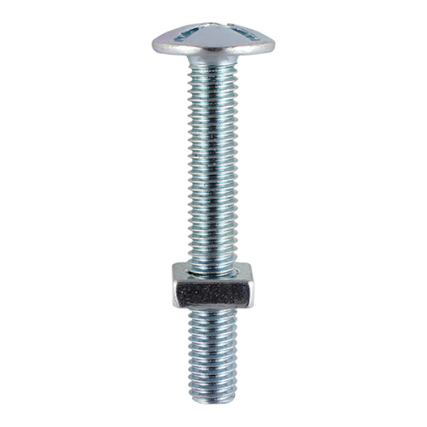 Picture of Roofing Bolt & Square Nut - M5 x 12mm - Zinc Box 200