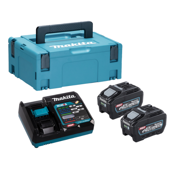 Picture of MAKITA XGT POWER SOURCE KIT
2 X 40 VOLT 5.0AH  BL4040
X DC40 CHARGER