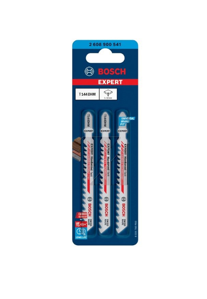 Picture of Bosch T144DHM Jigsaw Blades - Fast Cutting in Hardwoods 3 pack