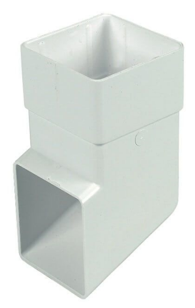 Picture of Floplast Square Downpipe Shoe - White