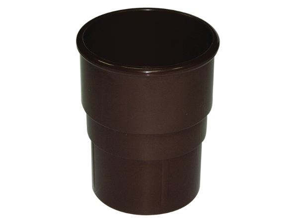 Picture of Floplast Round Downpipe Connector - Brown