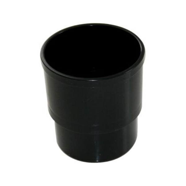 Picture of Floplast 80mm Round Downpipe Connector - Black