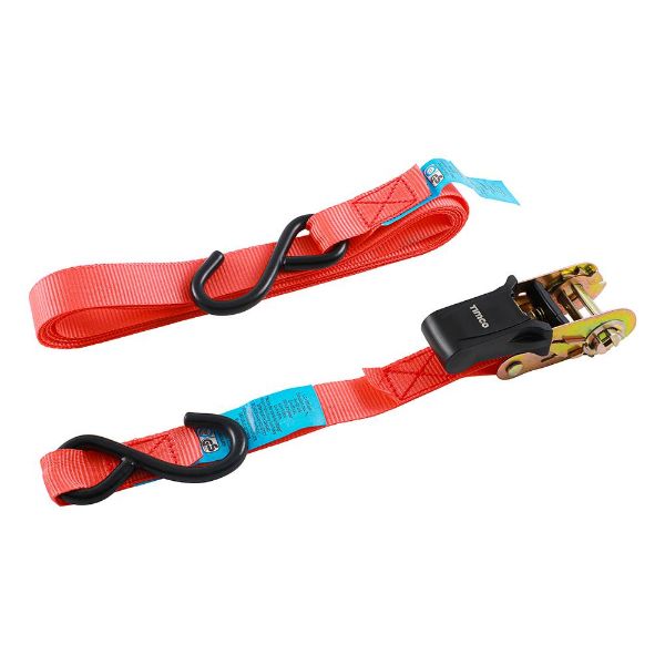 Picture of Veto S Hook Ratchet Straps - 5m x 250kg - Pack 2