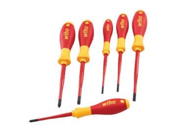 Picture of Wiha 6 Piece Slimfix VDE Screwdriver Set 