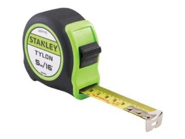 Picture of Stanley 5m/16ft Hi Vis Tylon Tape