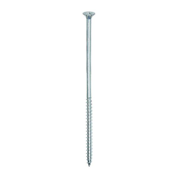 Picture of 6.0 X 150MM "ZINC" CHIPBOARD SCREWS POZI CSK - ( BOX 100 ) 
