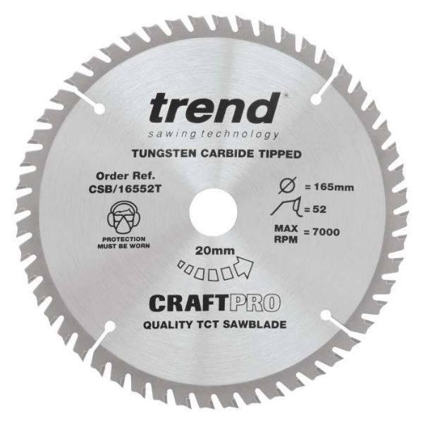 Picture of Trend Thin Kerf for Cordless Saws Craft Saw Blade for Wood
52T