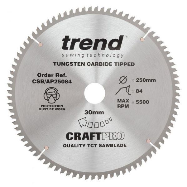 Picture of Trend Craft Saw Blade for Aluminium & Plastic
84T