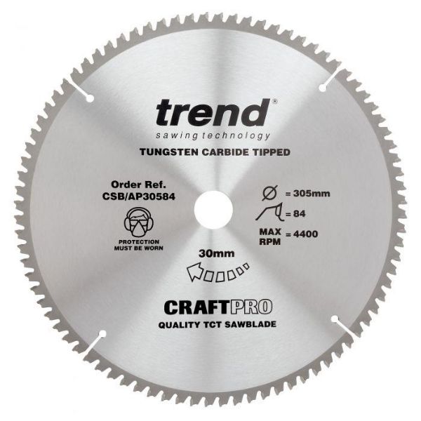 Picture of Trend Craft Saw Blade for Aluminium & Plastic
84T