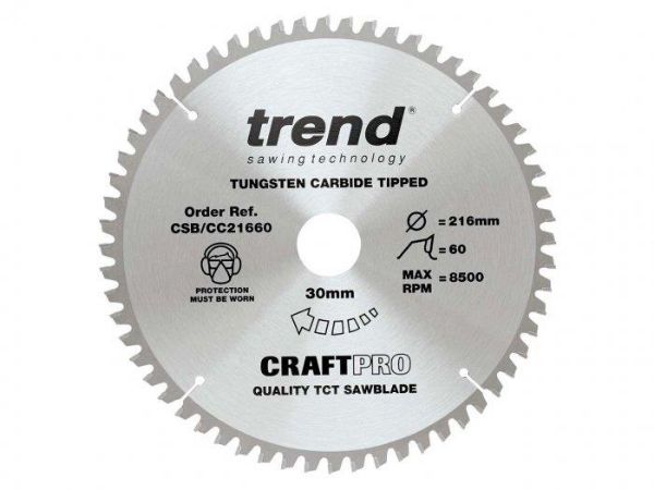 Picture of Trend Craft Saw Blade for Wood
60T