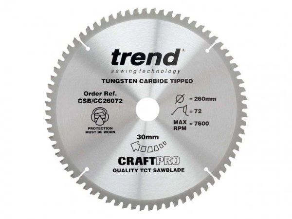 Picture of Trend Craft Saw Blade for Wood
72T