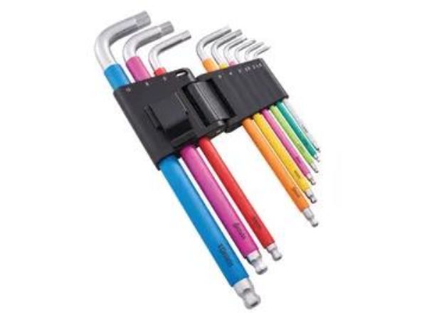 Picture of Faithfull 9pc Colour Coded Hex Key Set