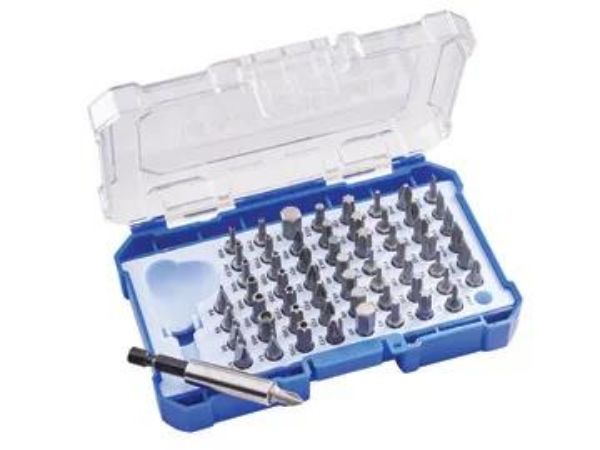 Picture of Faithfull 61 Piece Chrome Vanadium Security Screwdriver Bit Set