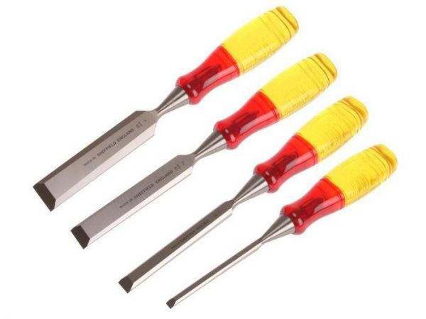 Picture of M373 BEVEL EDGE CHISEL SPLITPROOF HANDLE 4PC SET