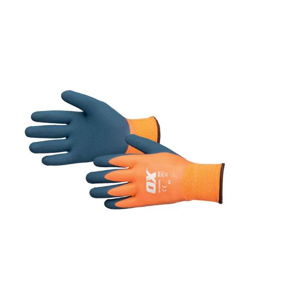 Picture of Ox Waterproof Thermal Latex Glove - 9/Large