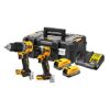 Picture of Dewalt DCK2050E2T 18v Li-Ion Powerstack Twinkit in Tstak Case - c/w 1xDCD805, 1xDCF850, 2x1.7amp Batteries, 1xCharger