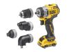 Picture of Dewalt DCD703L2T XR 12v Li-Ion Brushless Multi Head Driver in Case - c/w 2x3amp Batteries, 1xCharger