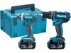 Picture of Makita DLX2131TJ 18v Li-Ion Twinkit in Makpac Case - c/w 1xDHP482, 1xDTD152, 2x5amp Batteries, 1xDC18RC Charger