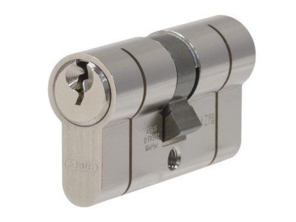 Picture of Abus E50PS 40/40 Door Eurocylinder Double Key Differ Nickel